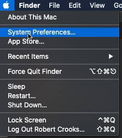 Open System Preferences